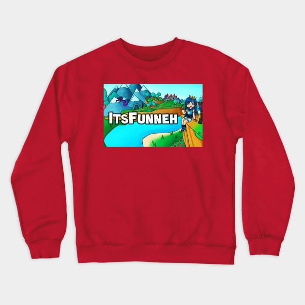 Funneh Channel Shirt Crewneck Sweatshirt by The P34 Store